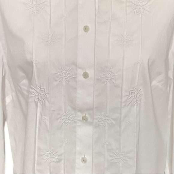 St John Sport by Marie Gray White Button Down Top - Picture 2 of 8